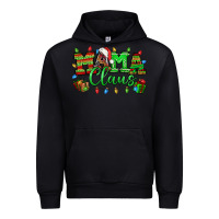 Black Mama claus christmas lights and gifts mother's day Urban Hoodie - HowdyJamesFarm