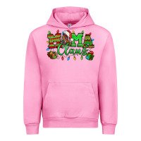 Fuchsia Pink Mama claus christmas lights and gifts mother's day Urban Hoodie - HowdyJamesFarm