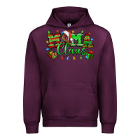 Mauve Wine Mama claus christmas lights and gifts mother's day Urban Hoodie - HowdyJamesFarm