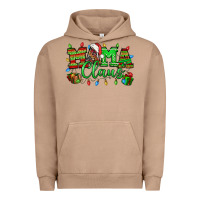 Pigment Burro Mama claus christmas lights and gifts mother's day Urban Hoodie - HowdyJamesFarm