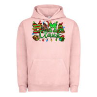 Pigment Salmon Mama claus christmas lights and gifts mother's day Urban Hoodie - HowdyJamesFarm