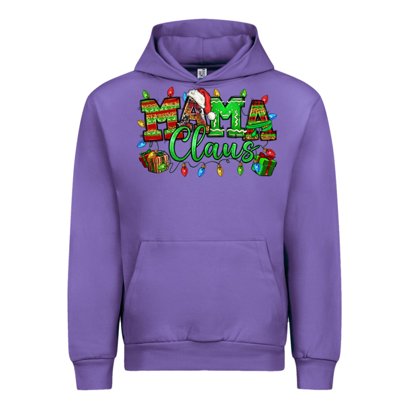Mama Claus Christmas Lights And Gifts Mother's Day Urban Hoodie by HowdyJamesFarm | Teevron
