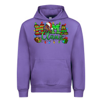 Tulip Mama claus christmas lights and gifts mother's day Urban Hoodie - HowdyJamesFarm