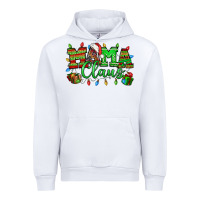 White Mama claus christmas lights and gifts mother's day Urban Hoodie - HowdyJamesFarm