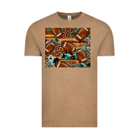 Vintage Coffee football tumbler Vintage Tee - Artiststas