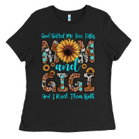 Black god gifted me two titles mom and gigi  and i rock them both Ladies Tee - JahusDesignShop