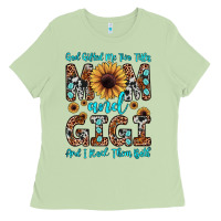 Matcha god gifted me two titles mom and gigi  and i rock them both Ladies Tee - JahusDesignShop