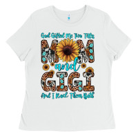 White god gifted me two titles mom and gigi  and i rock them both Ladies Tee - JahusDesignShop