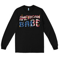 Black American babe Long Sleeve Tee - MaliasSmallBusiness