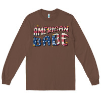 Chestnut American babe Long Sleeve Tee - MaliasSmallBusiness