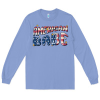 Colony Blue American babe Long Sleeve Tee - MaliasSmallBusiness