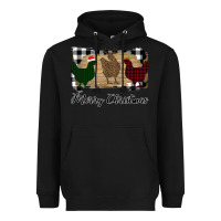 Black Merry Christmas Chickens Heavyweight Hoodie - Bettercallsaul