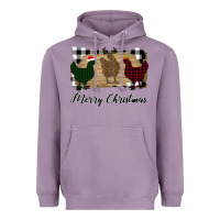 Lavender Merry Christmas Chickens Heavyweight Hoodie - Bettercallsaul