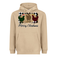 Mushroom Merry Christmas Chickens Heavyweight Hoodie - Bettercallsaul