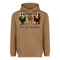 Toasted Coconut Merry Christmas Chickens Heavyweight Hoodie - Bettercallsaul