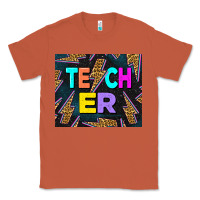Copper Western Teacher Flash Classic Tee - LillyAllenDesigns