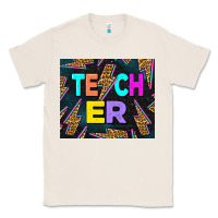 Natural Western Teacher Flash Classic Tee - LillyAllenDesigns