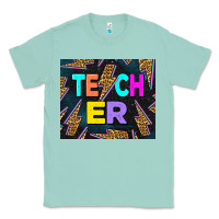 Seafoam Western Teacher Flash Classic Tee - LillyAllenDesigns