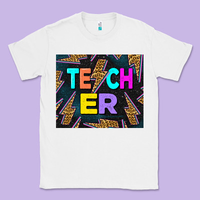 Western Teacher Flash Classic Tee Designed By Lillyallendesigns