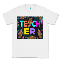 White Western Teacher Flash Classic Tee - LillyAllenDesigns