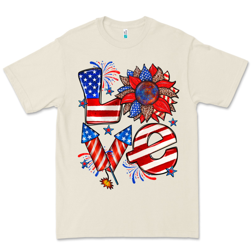 4th Of July Love Premium Tee by Zillion Design Studio | Teevron