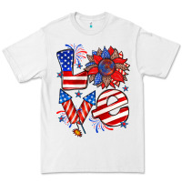 White 4th of july love Premium Tee - Zillion Design Studio