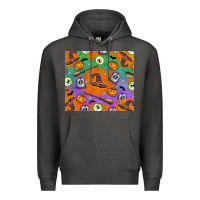 Charcoal Heather Halloween Premium Hoodie - texasbilliewilder