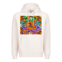 Pale Pink Halloween Premium Hoodie - texasbilliewilder