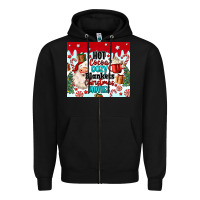 Black hot cocoa cozy blankets christmas movies tumbler Zipper Hoodie - MaliasSmallBusiness