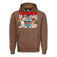 Chestnut hot cocoa cozy blankets christmas movies tumbler Zipper Hoodie - MaliasSmallBusiness