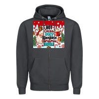 Smoke hot cocoa cozy blankets christmas movies tumbler Zipper Hoodie - MaliasSmallBusiness