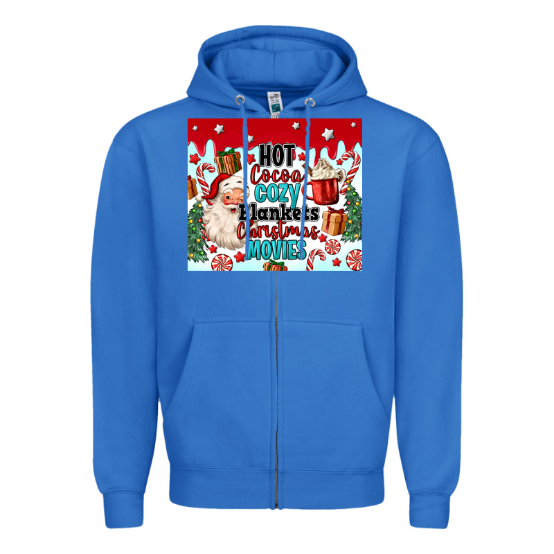 Hot Cocoa Cozy Blankets Christmas Movies Tumbler Zipper Hoodie by MaliasSmallBusiness | Teevron