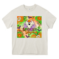 Cream spooky season Heavy Core Tee - texasbilliewilder