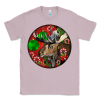 Lilac moose buck deer christmas Classic Tee - LillyAllenDesigns