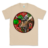 Mushroom moose buck deer christmas Classic Tee - LillyAllenDesigns
