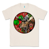 Natural moose buck deer christmas Classic Tee - LillyAllenDesigns