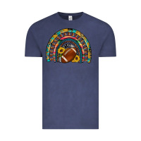 Vintage Denim football rainbow Vintage Tee - Artiststas