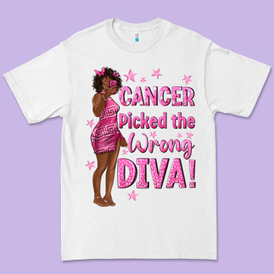 Cancer Picked The Wrong Diva With Black Woman Premium Tee Designed By Texasbilliewilder