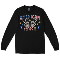 Black american mama Long Sleeve Tee - MaliasSmallBusiness