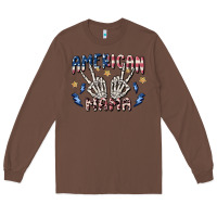 Chestnut american mama Long Sleeve Tee - MaliasSmallBusiness