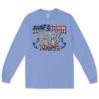 Colony Blue american mama Long Sleeve Tee - MaliasSmallBusiness
