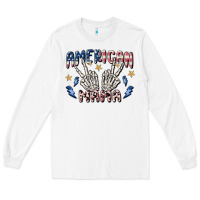 White american mama Long Sleeve Tee - MaliasSmallBusiness