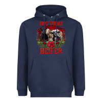 Navy Not Today Heifer Heavyweight Hoodie - Bettercallsaul