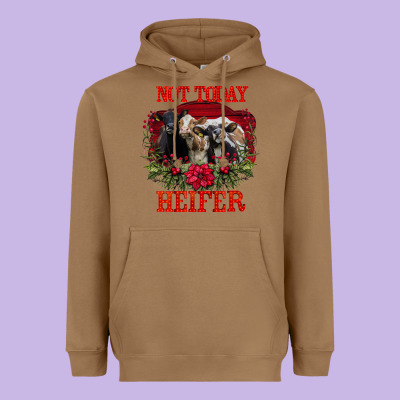 Not Today Heifer Heavyweight Hoodie Designed By Bettercallsaul