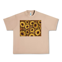 Burro sunflower leopard background 3200x2400 Urban Heavy Tee - AdoDesignShop