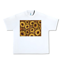 White sunflower leopard background 3200x2400 Urban Heavy Tee - AdoDesignShop