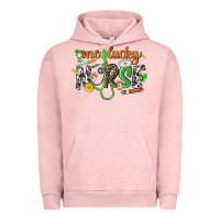 Pigment Salmon One lucky Nurse St. Patrick's Day Urban Hoodie - CowGirlArtShop