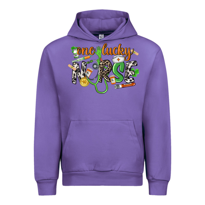 One Lucky Nurse St. Patrick's Day Urban Hoodie by CowGirlArtShop | Teevron