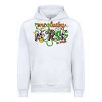 White One lucky Nurse St. Patrick's Day Urban Hoodie - CowGirlArtShop