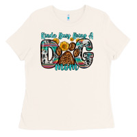Bone kinda busy being a dog mom Ladies Tee - Zillion Design Studio